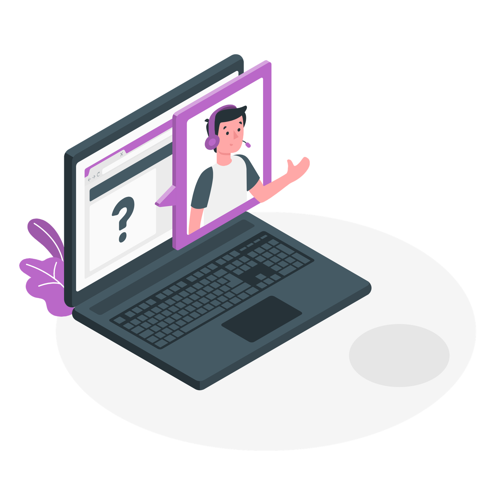 Reception Services Illustration