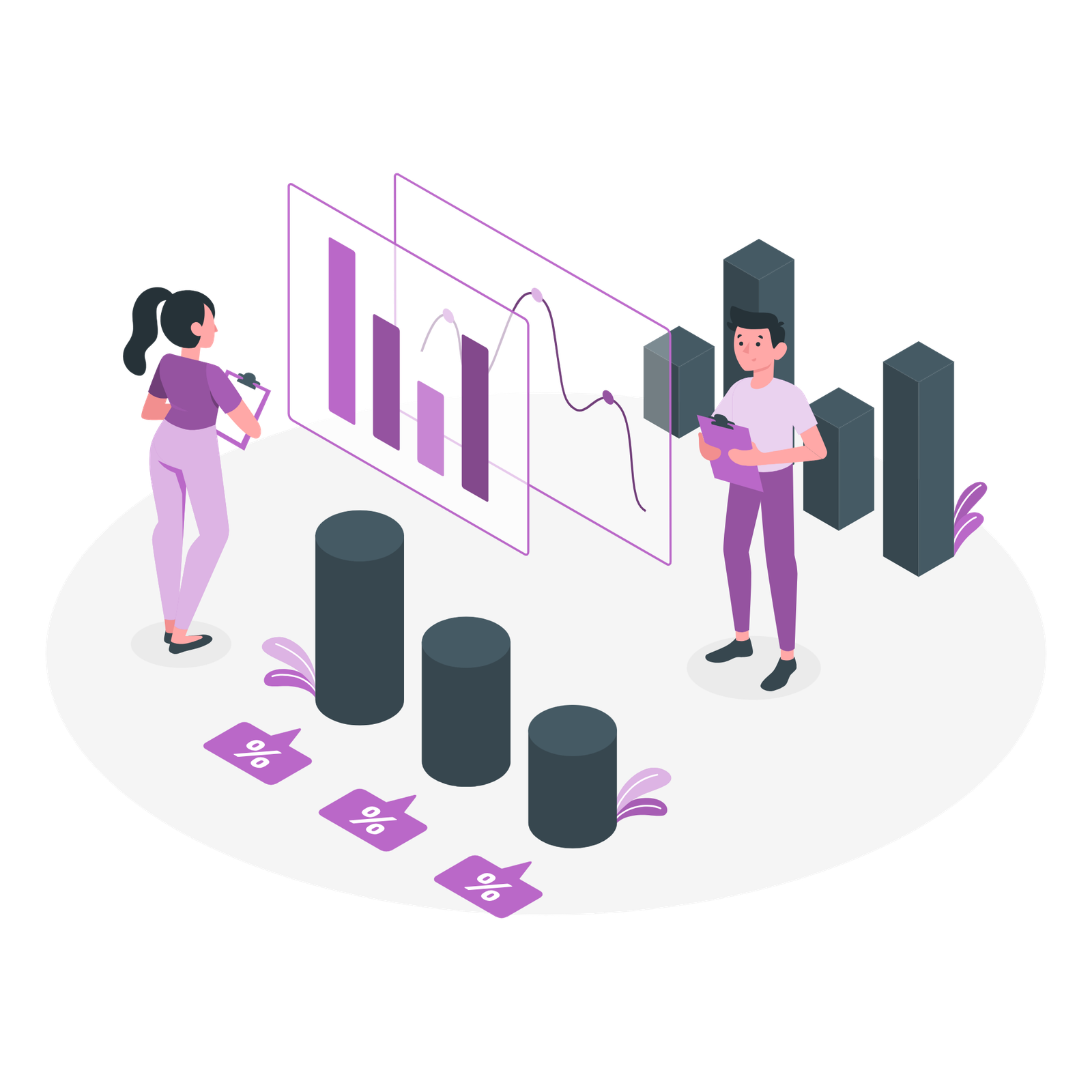 B2B Lead Lists Illustration