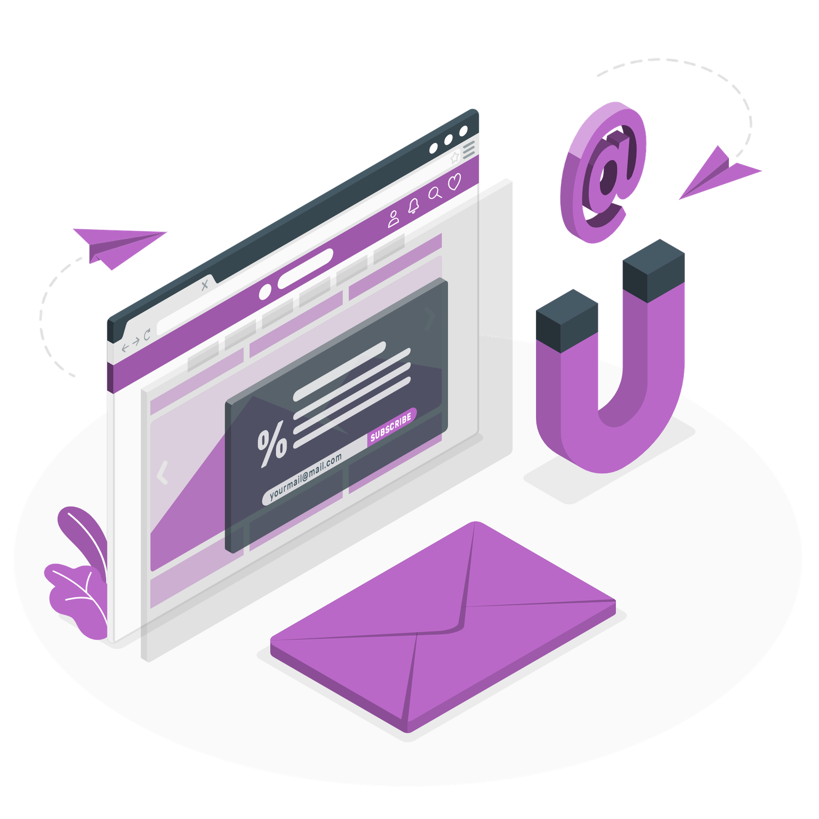 Cold Email Illustration