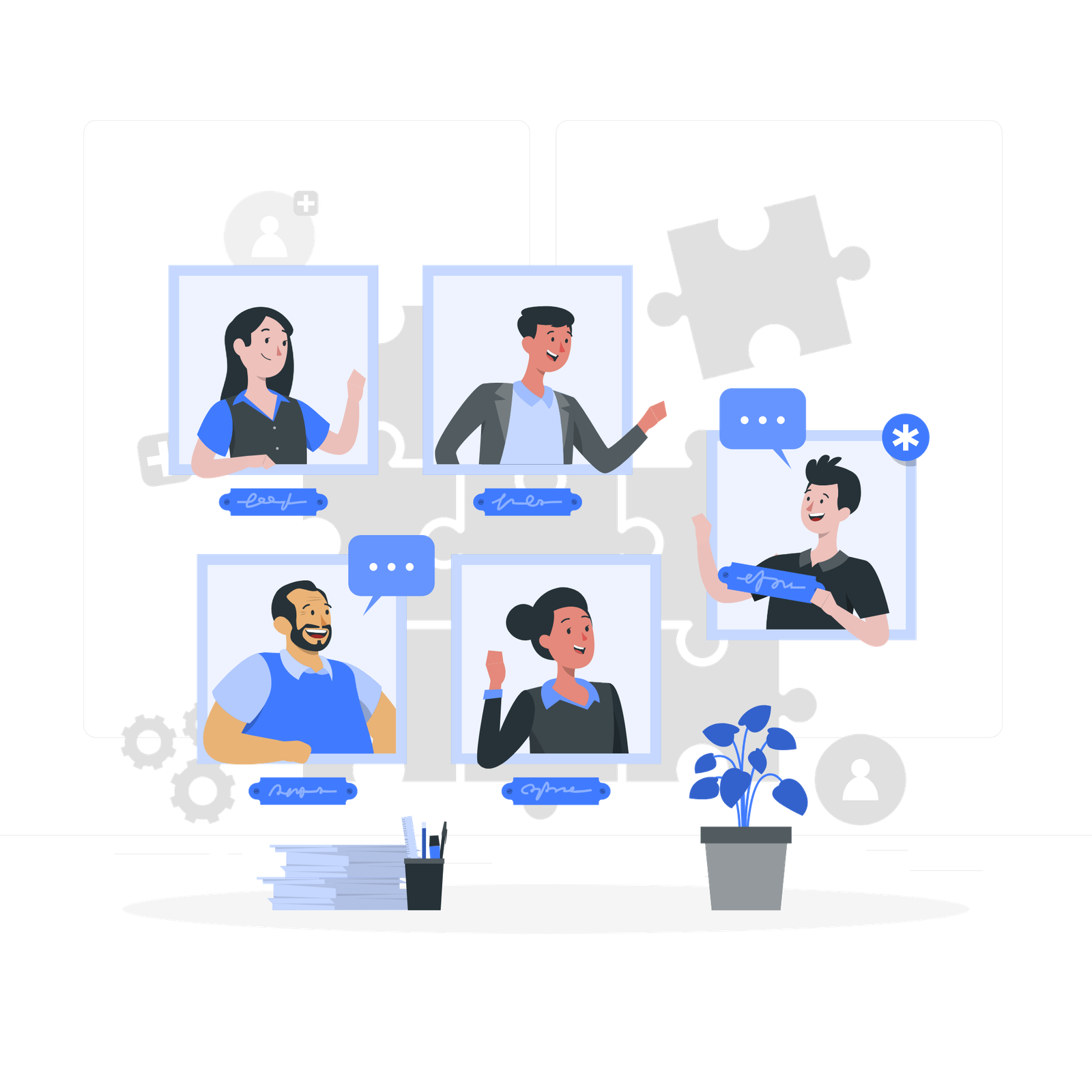 Live Call Transfers Storyset PNG