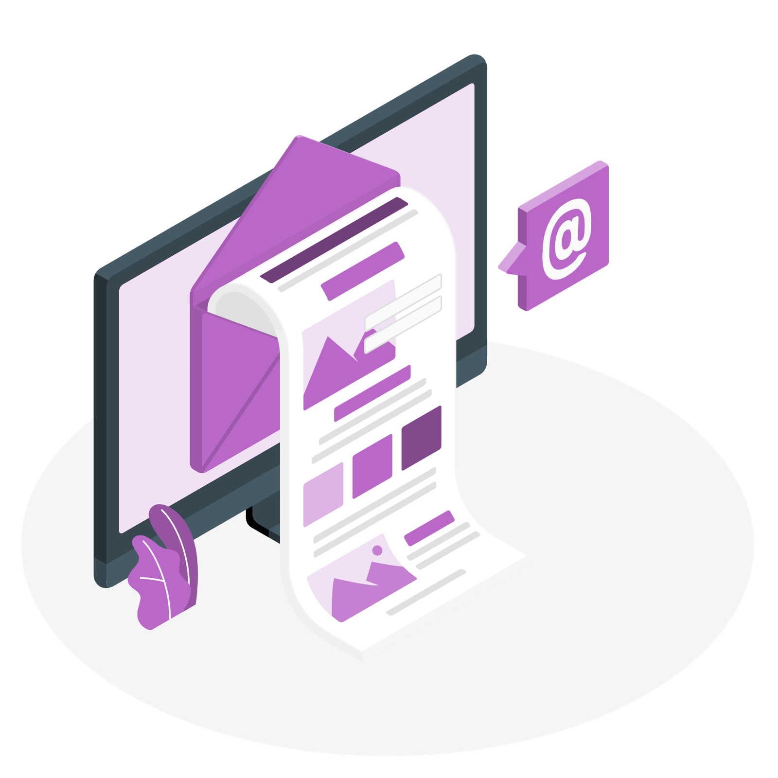 Build Newsletter Subs Illustration