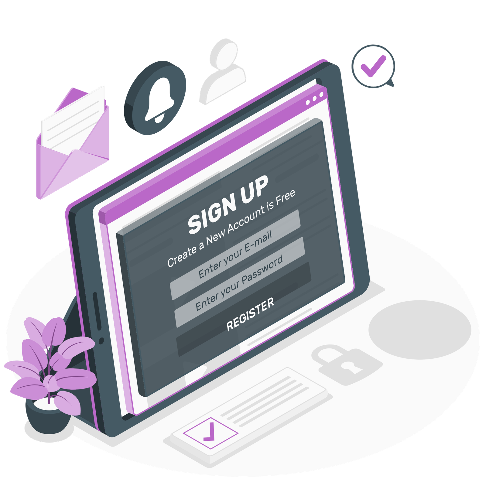 Attendee Booking Illustration