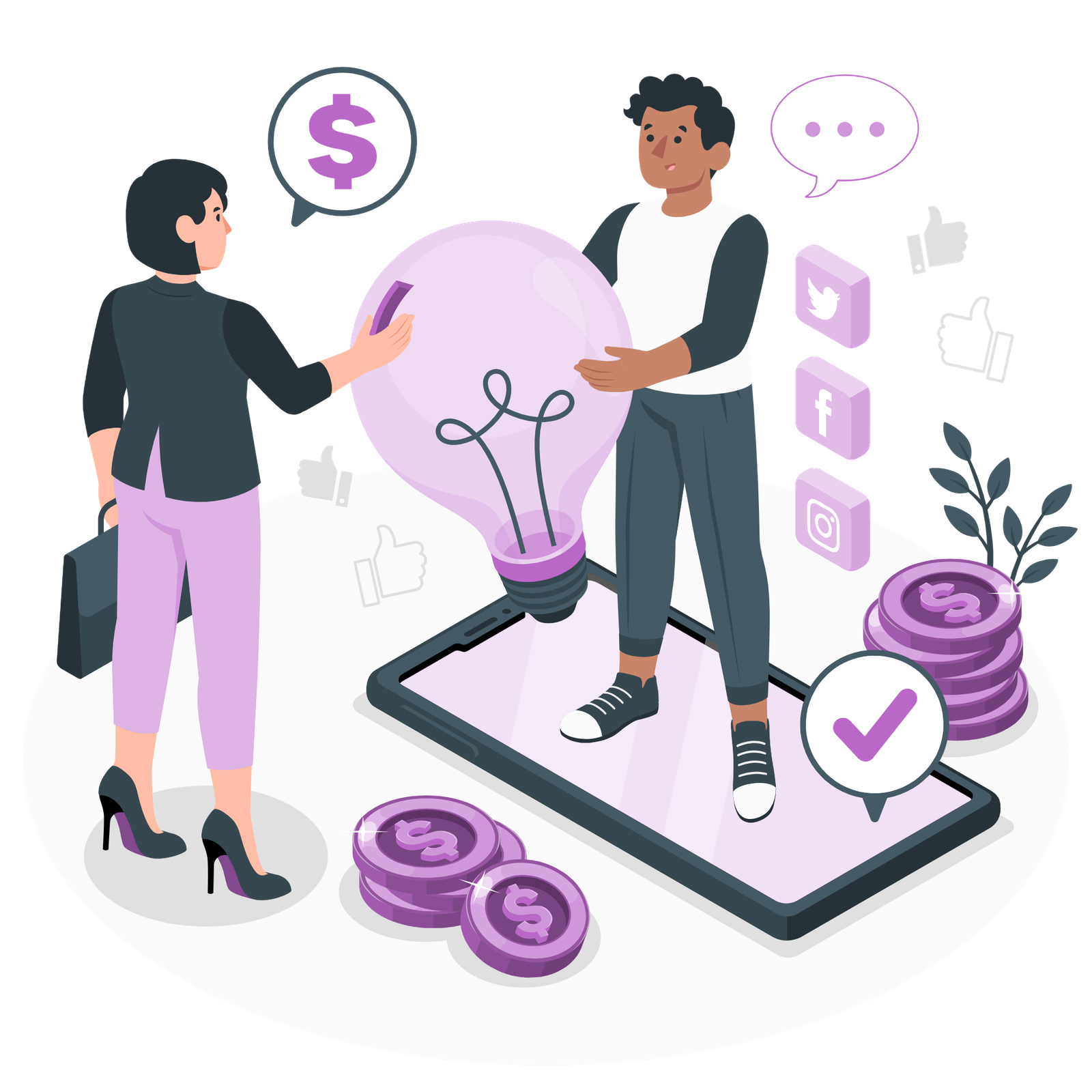 Close Deals Illustration