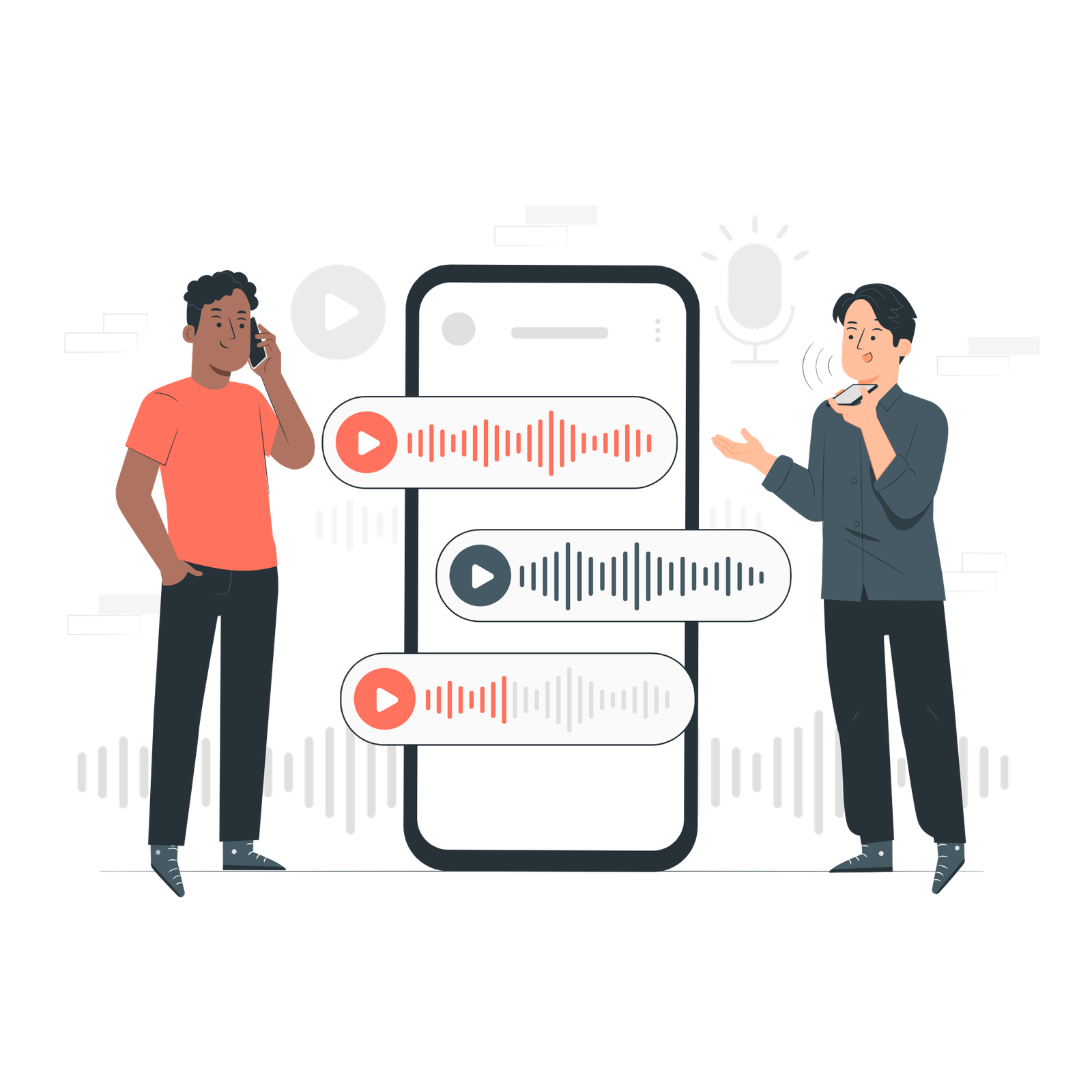 Cold Calling Illustration